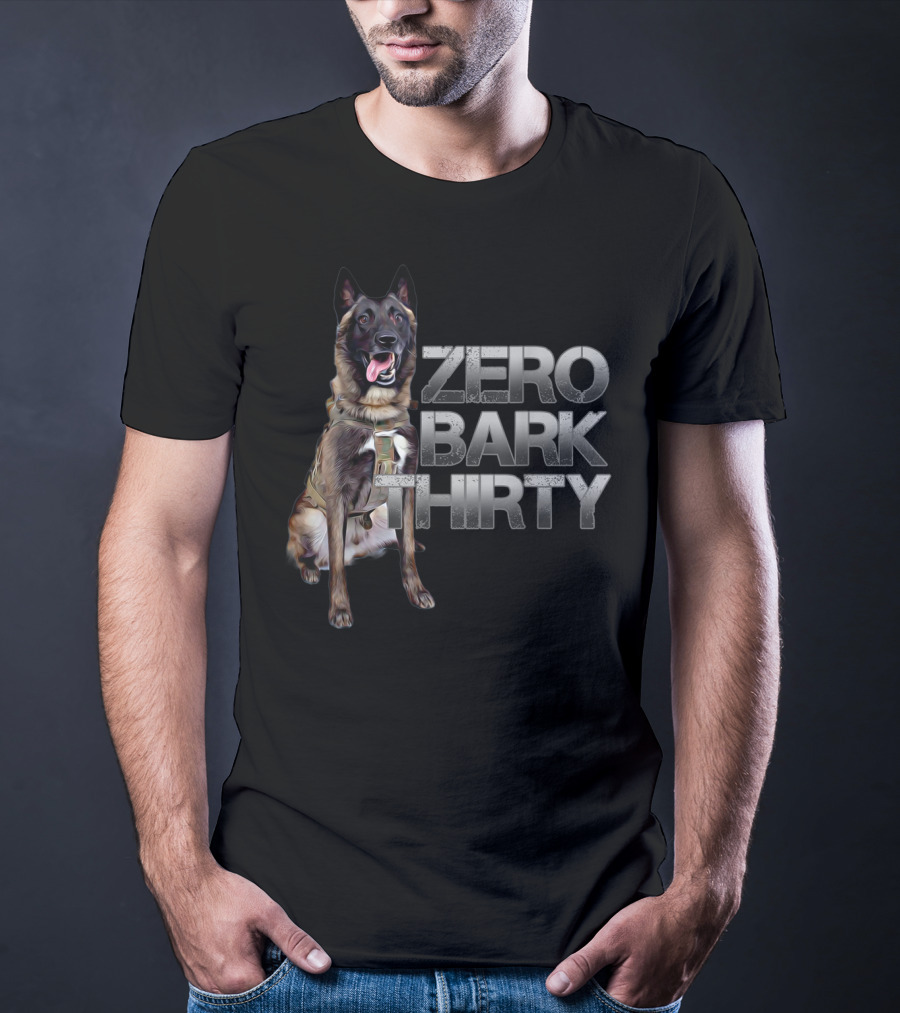 Zero Bark Thirty Dog T-Shirt