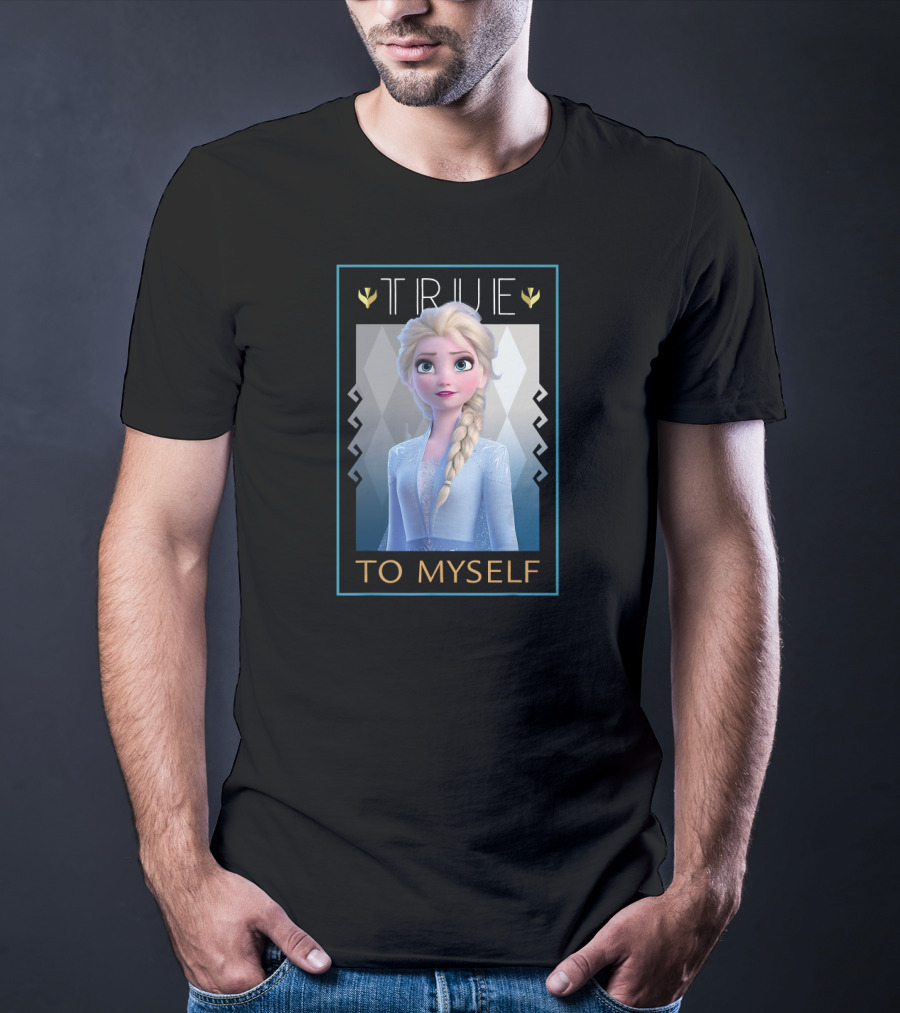 Frozen 2 Elsa True To Myself Disney Character T-Shirt