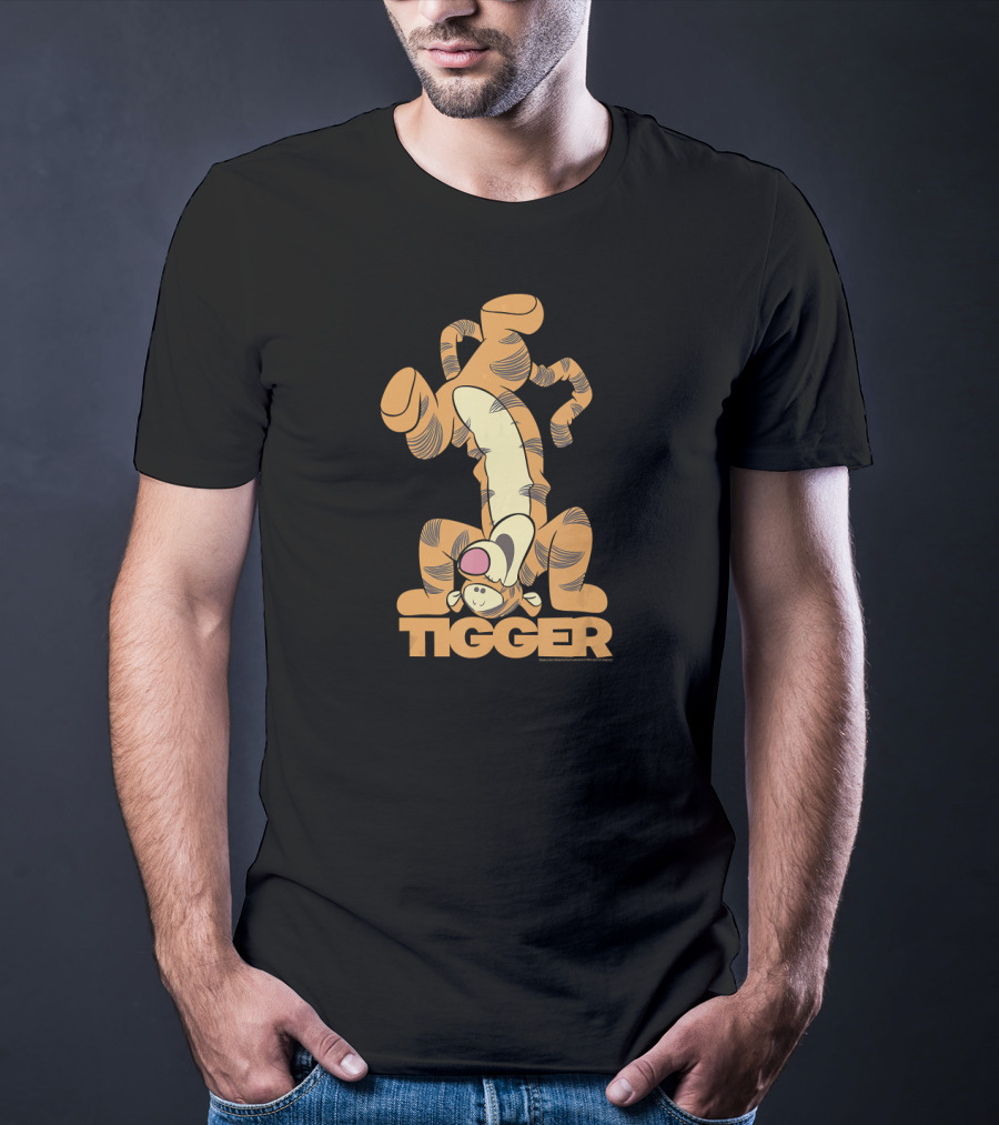 Disney Tigger Upside Down Winnie The Pooh T-Shirt