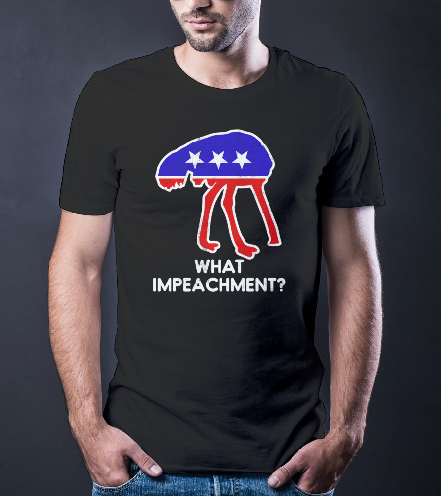 What Impeachment Ostrich Stars Republican T-Shirt