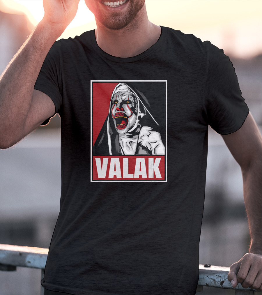 Scary Horror Valak Conjuring Nun Halloween Present T-Shirt