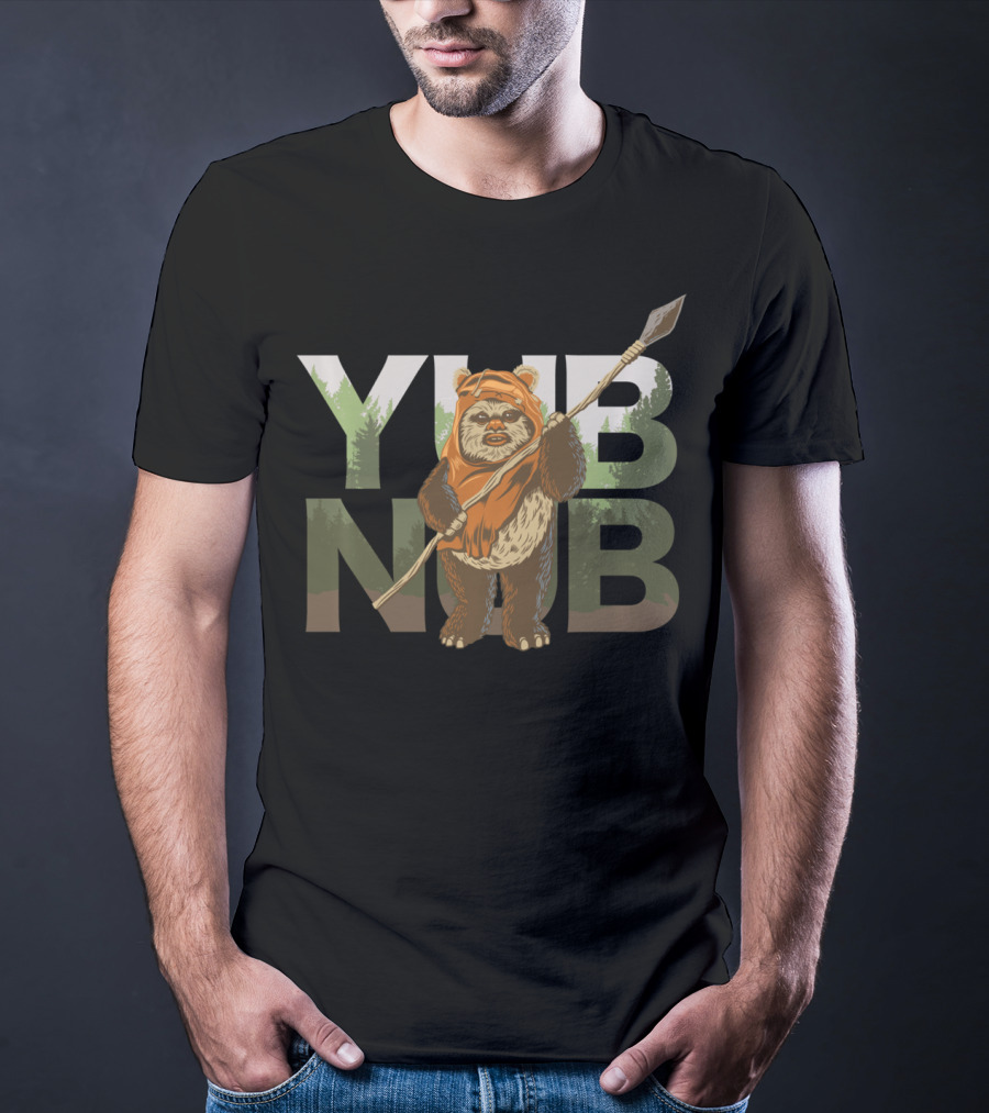 Star Wars Return Of The Jedi Ewok Yub Nub Forest Background T-Shirt