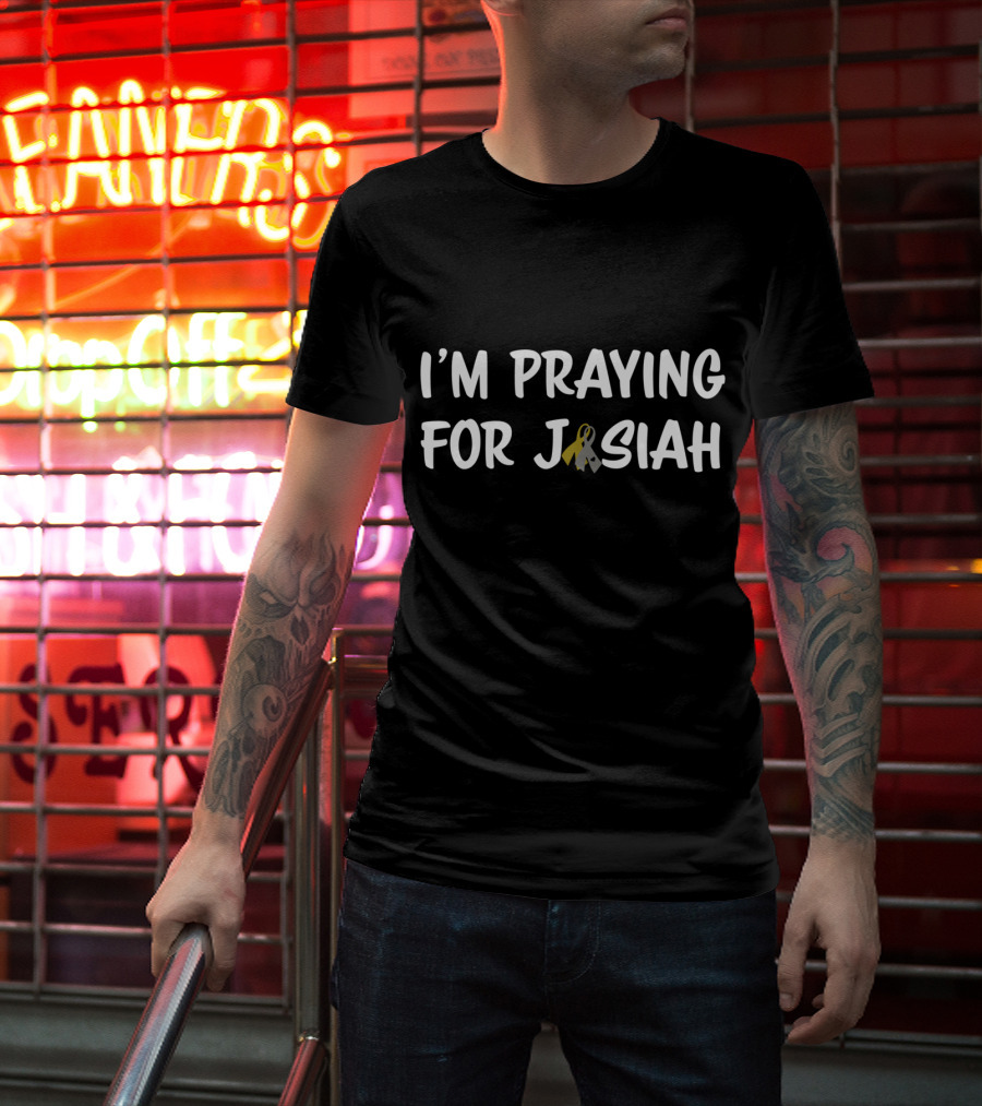 I'm Praying For Josiah Gold And Grey Awareness T-Shirt