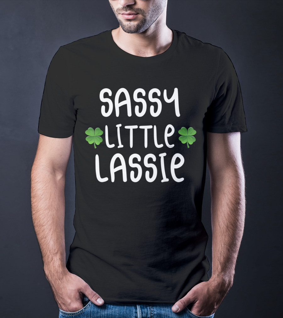 Sassy Little Lassie Shamrock Charm T-Shirt
