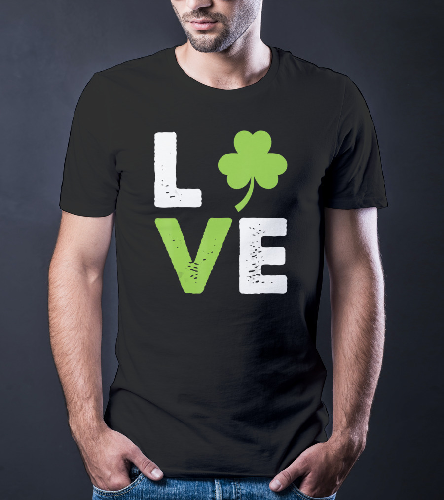 Love Shamrock Irish Love T-Shirt
