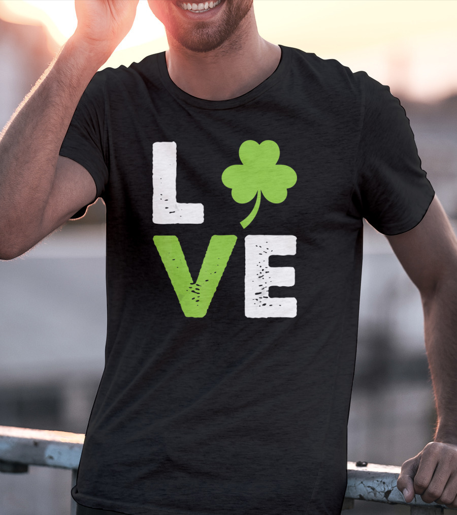 Love Shamrock Irish Love T-Shirt