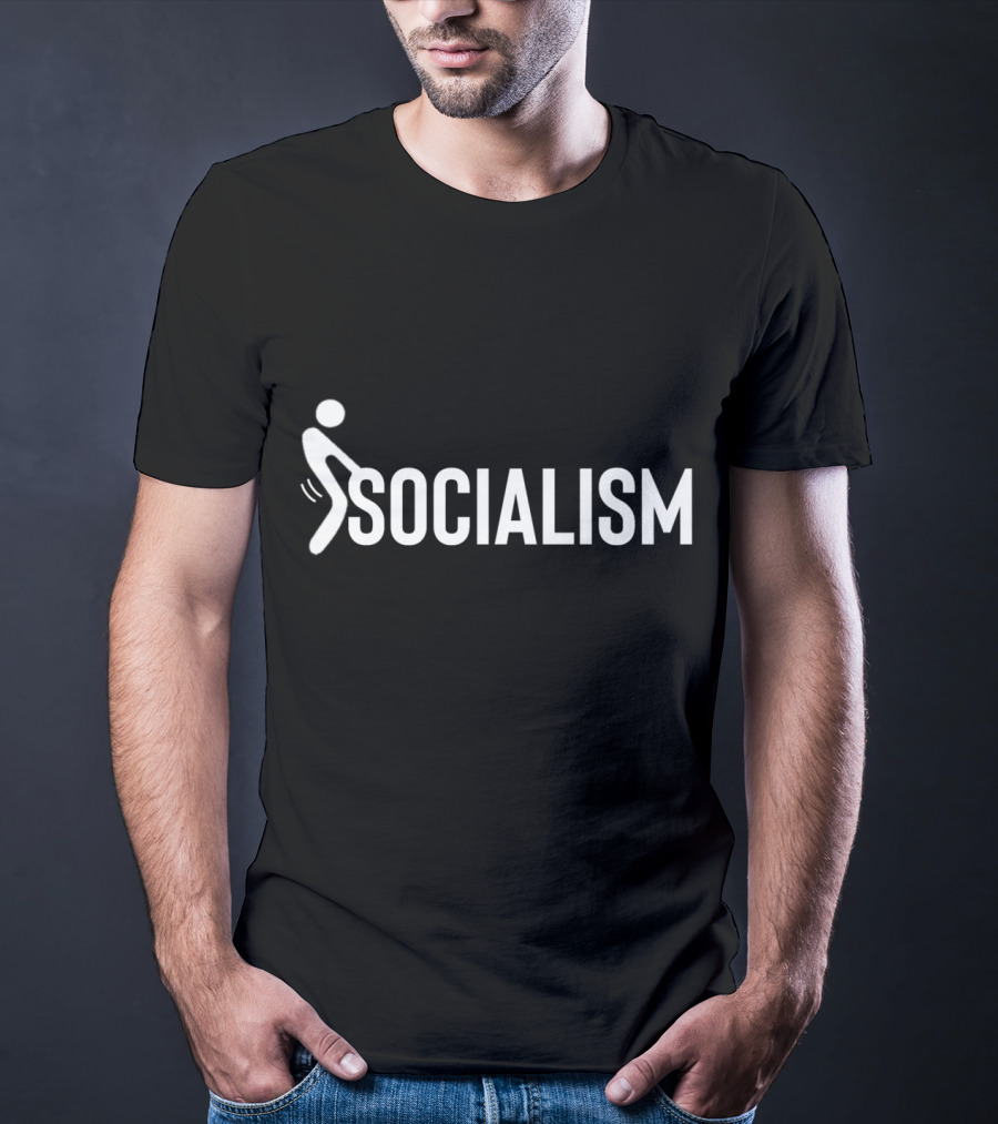 SOCIALISM Stick Figure Humorous T-Shirt