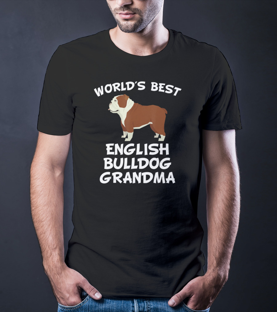 World's Best English Bulldog Grandma T-Shirt