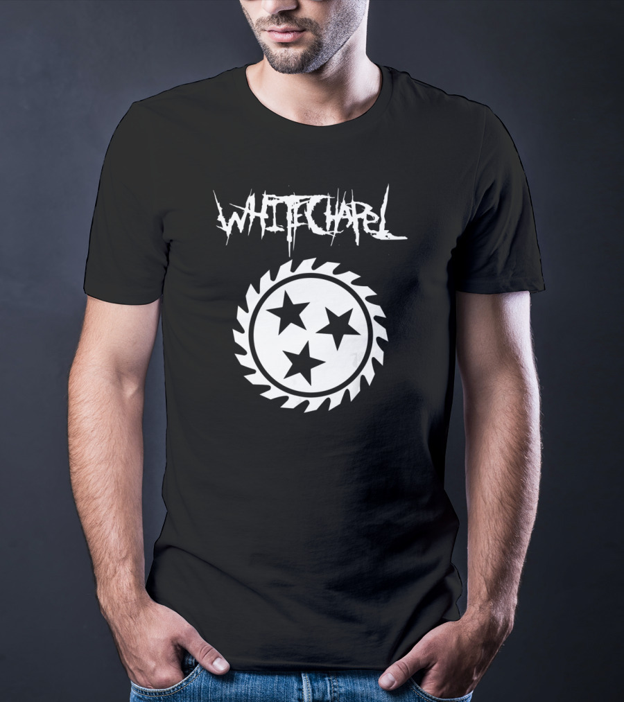 Whitechapel Three Stars Saw Blade T-Shirt