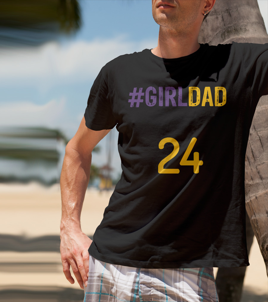 GIRLDAD 24 Kobe Bryant T-Shirt