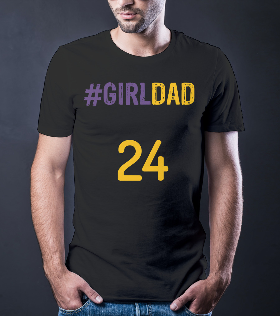 GIRLDAD 24 Kobe Bryant T-Shirt