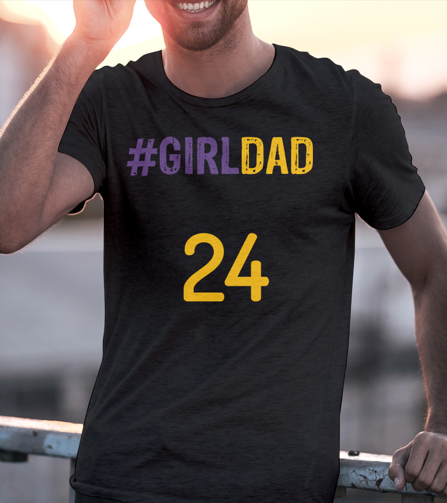 GIRLDAD 24 Kobe Bryant T-Shirt