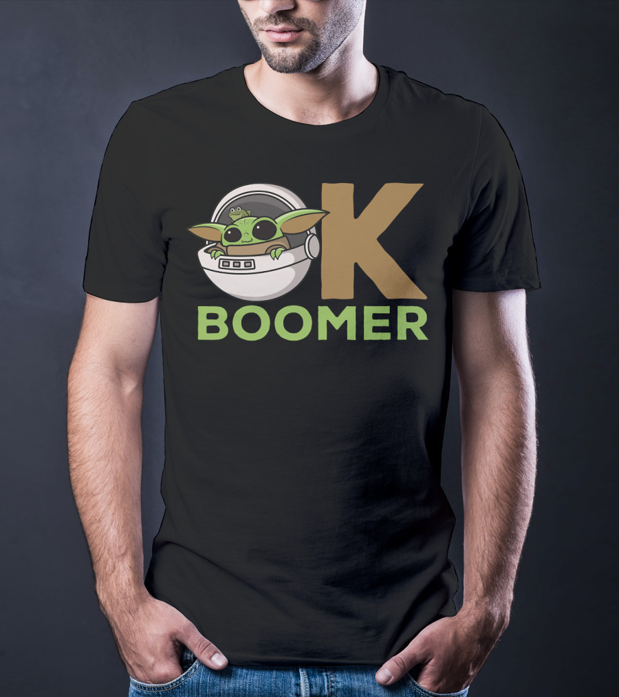 OK Boomer Baby Yoda Meme T-Shirt