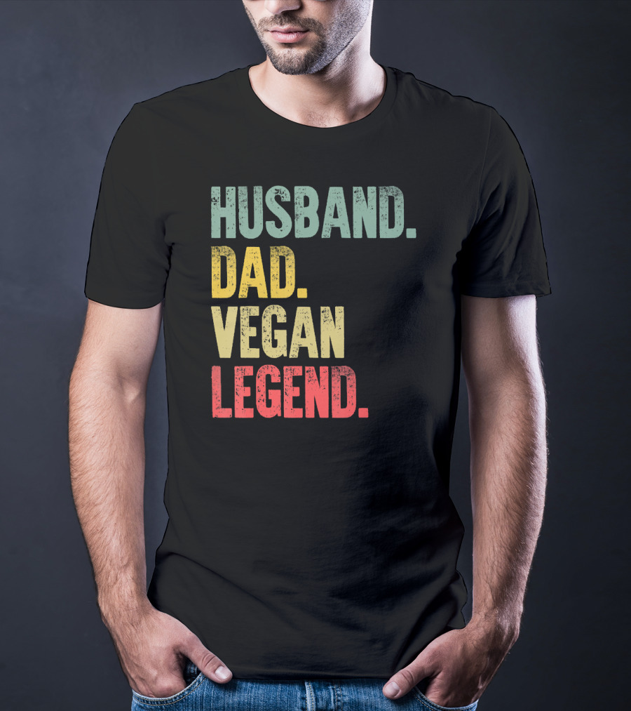 Husband Dad Vegan Legend T-Shirt