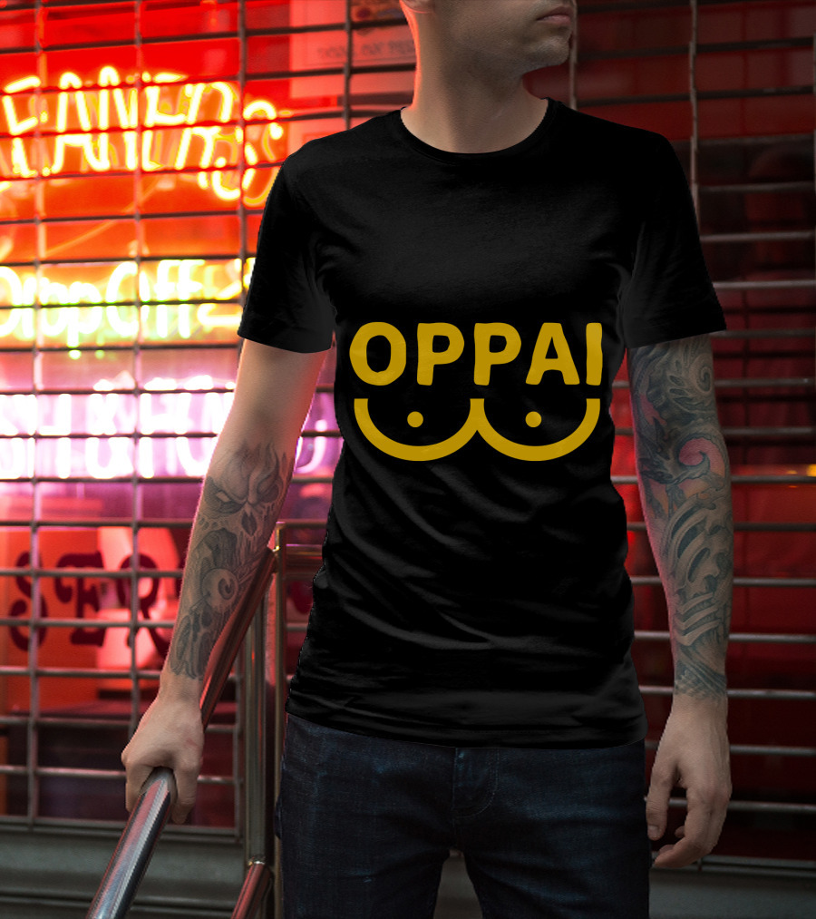 Oppai Saitama One Punch Man Anime Fandom T-Shirt