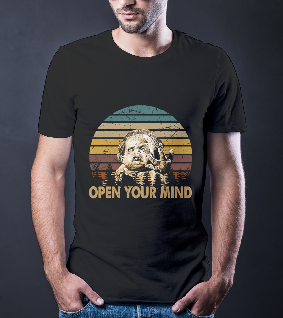 Total Recall Open Your Mind Vintage Sunset Stripes T-Shirt