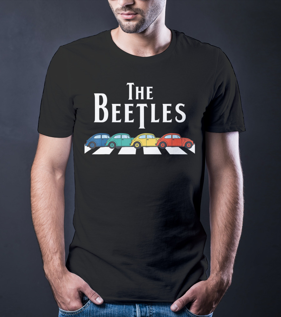 The Beetles Vintage Buggy Cars Abbey Road T-Shirt