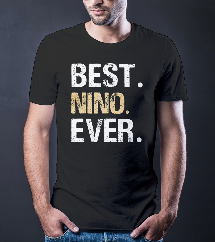 Best Nino Ever Spanish Mexican Godfather Nino Padre Padrino T-Shirt