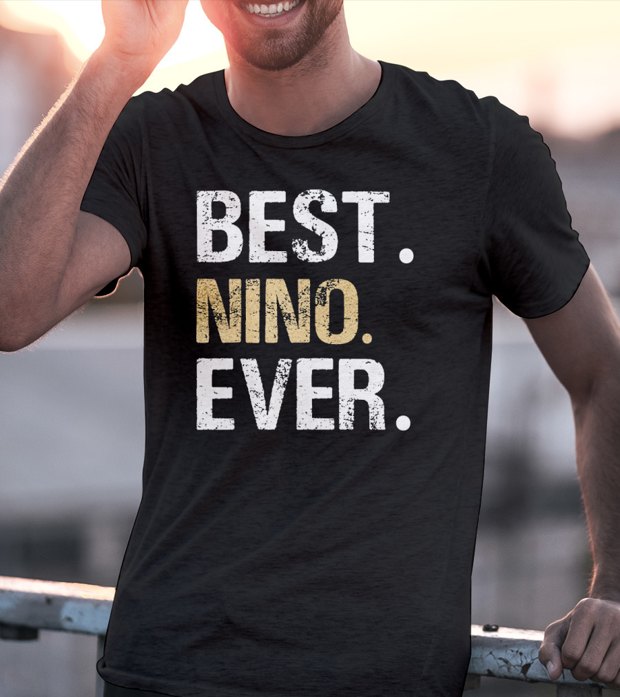 Best Nino Ever Spanish Mexican Godfather Nino Padre Padrino T-Shirt