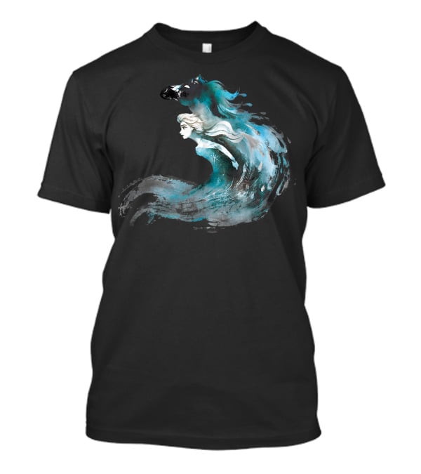 Disney Frozen 2 Elsa And The Nokk Magic Water Spirit T-Shirt