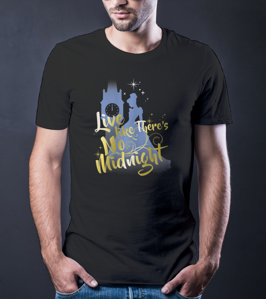 Cinderella Live Like There's No Midnight Disney Clock Tower T-Shirt
