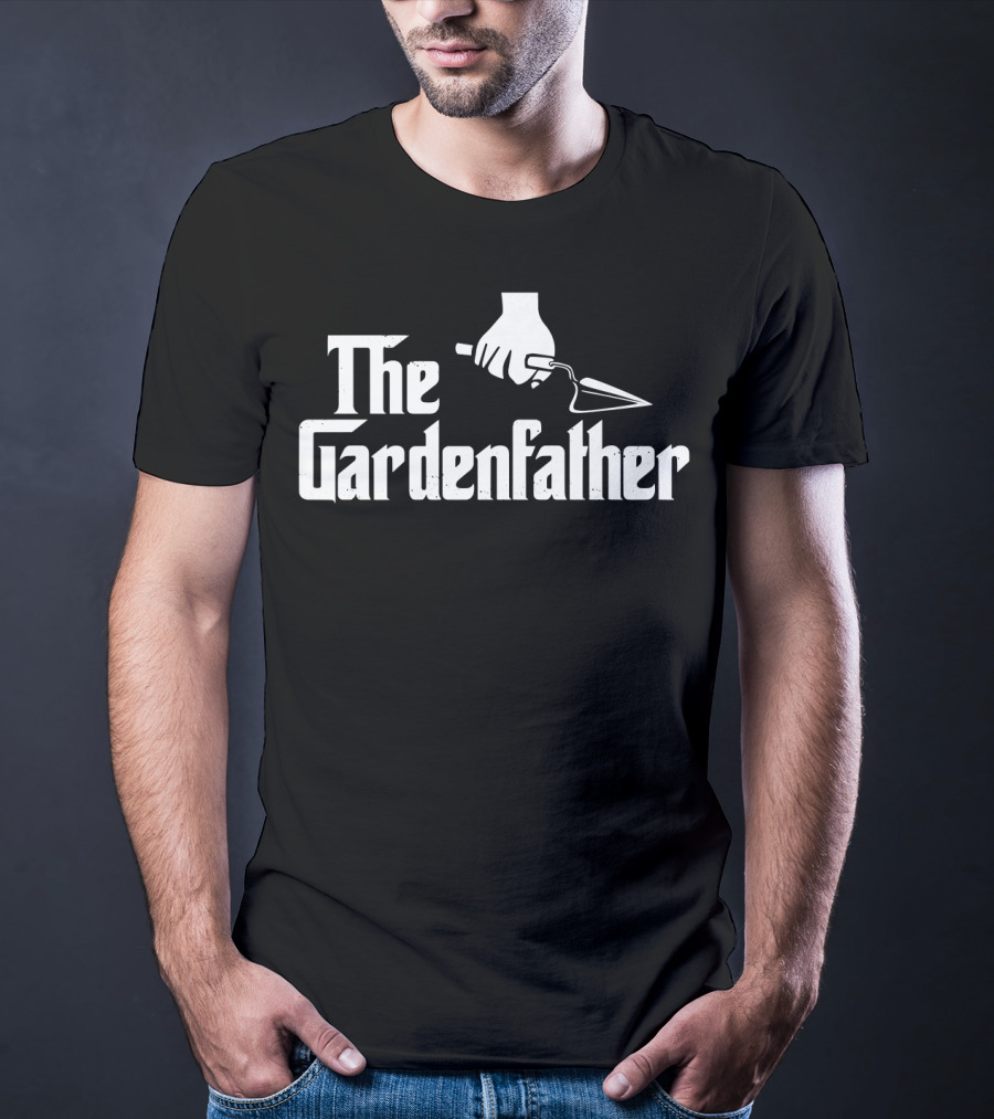 The Gardenfather Gardening Trowel Logo Iconic T-Shirt