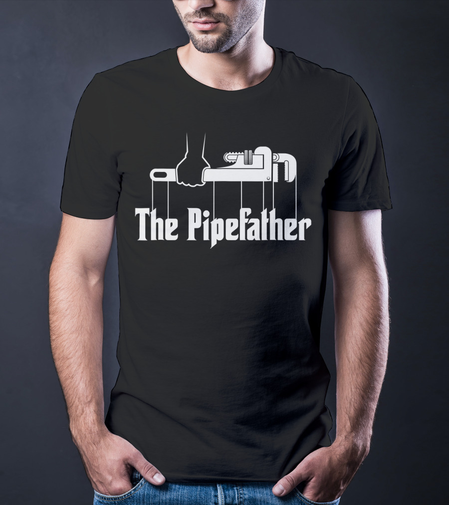 The Pipefather Plumber Puppet Wrench Hand T-Shirt