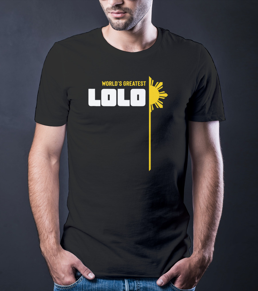 World's Greatest Lolo Filipino Grandpa Sun T-Shirt