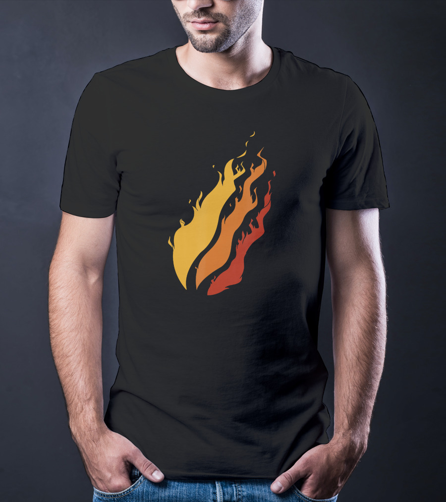Vintage Fire Nation Flame Gamers T-Shirt