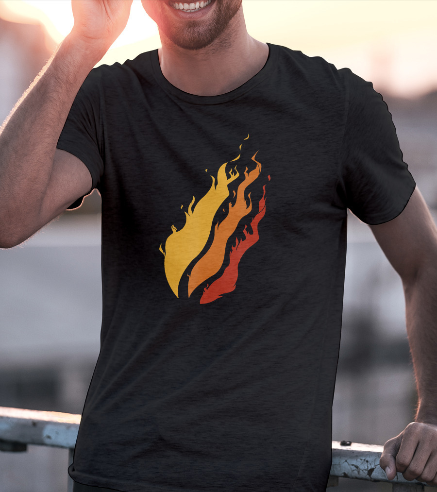 Vintage Fire Nation Flame Gamers T-Shirt