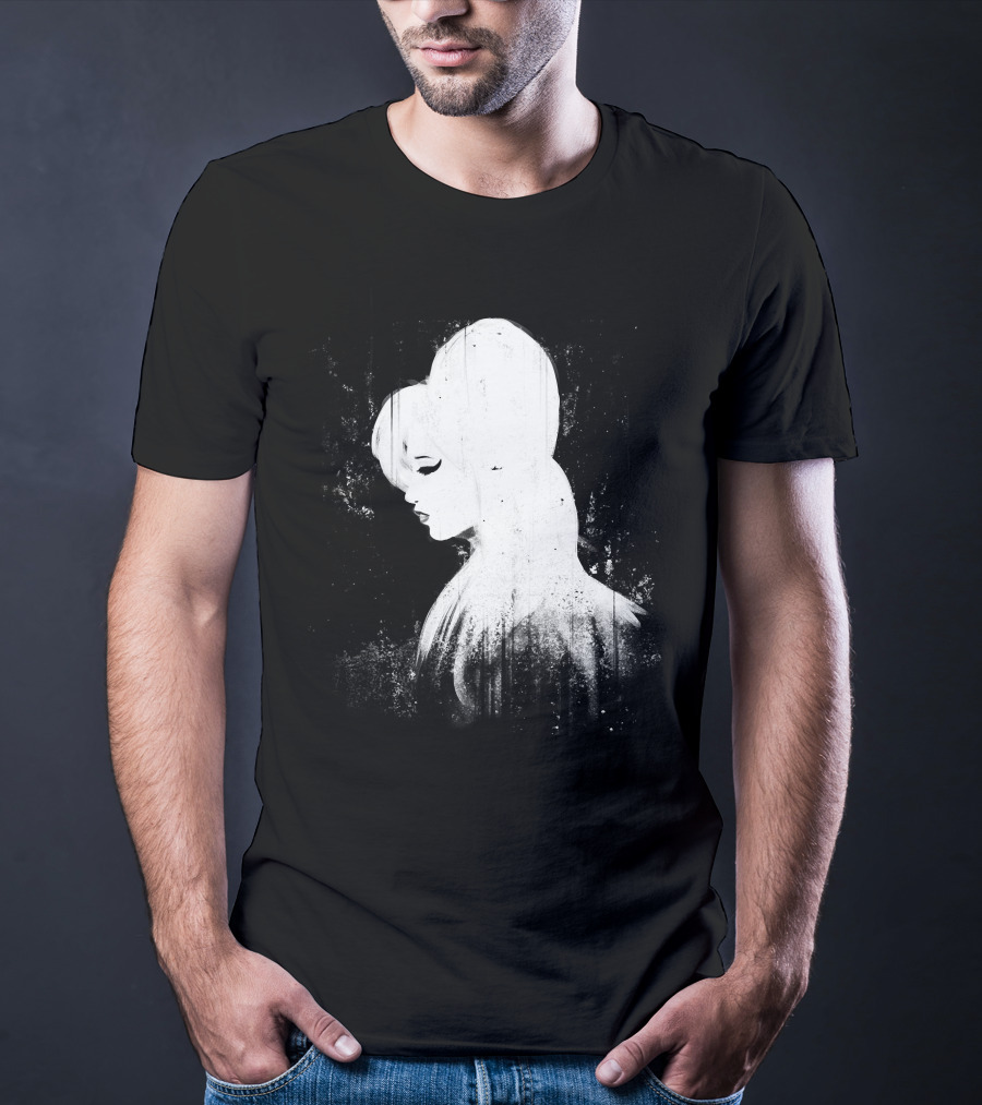 Amy Winehouse Back To Black Silhouette Iconic T-Shirt