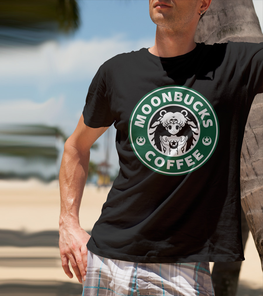 Moonbucks Coffee Sailor Moon Starbucks T-Shirt