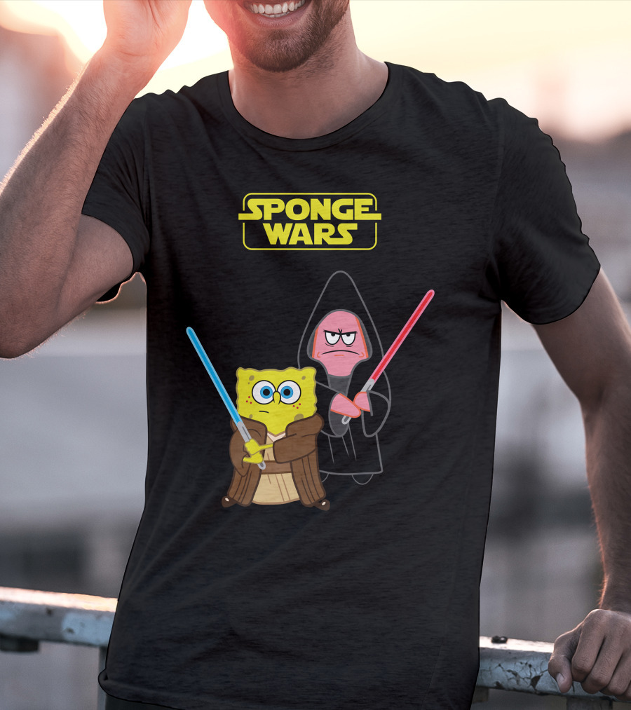 SpongeBob SquarePants Patrick Star Sponge Wars T-Shirt