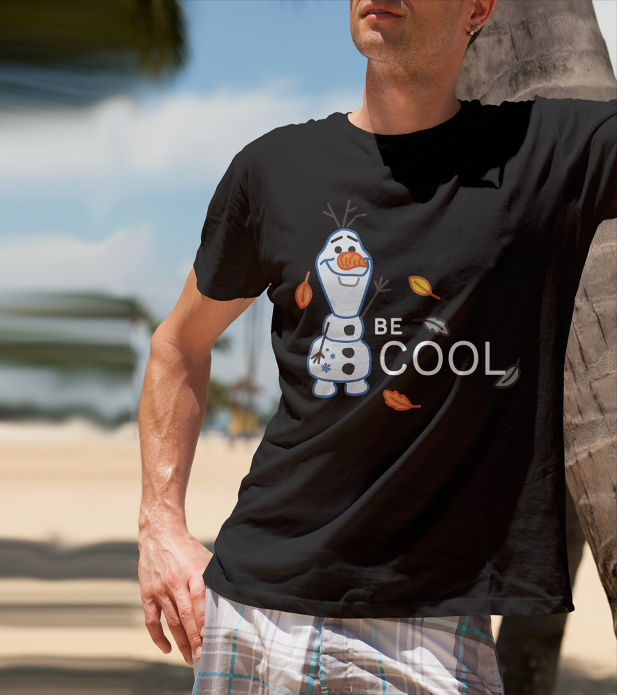 Disney Frozen 2 Olaf Be Cool Fall Leaves T-Shirt