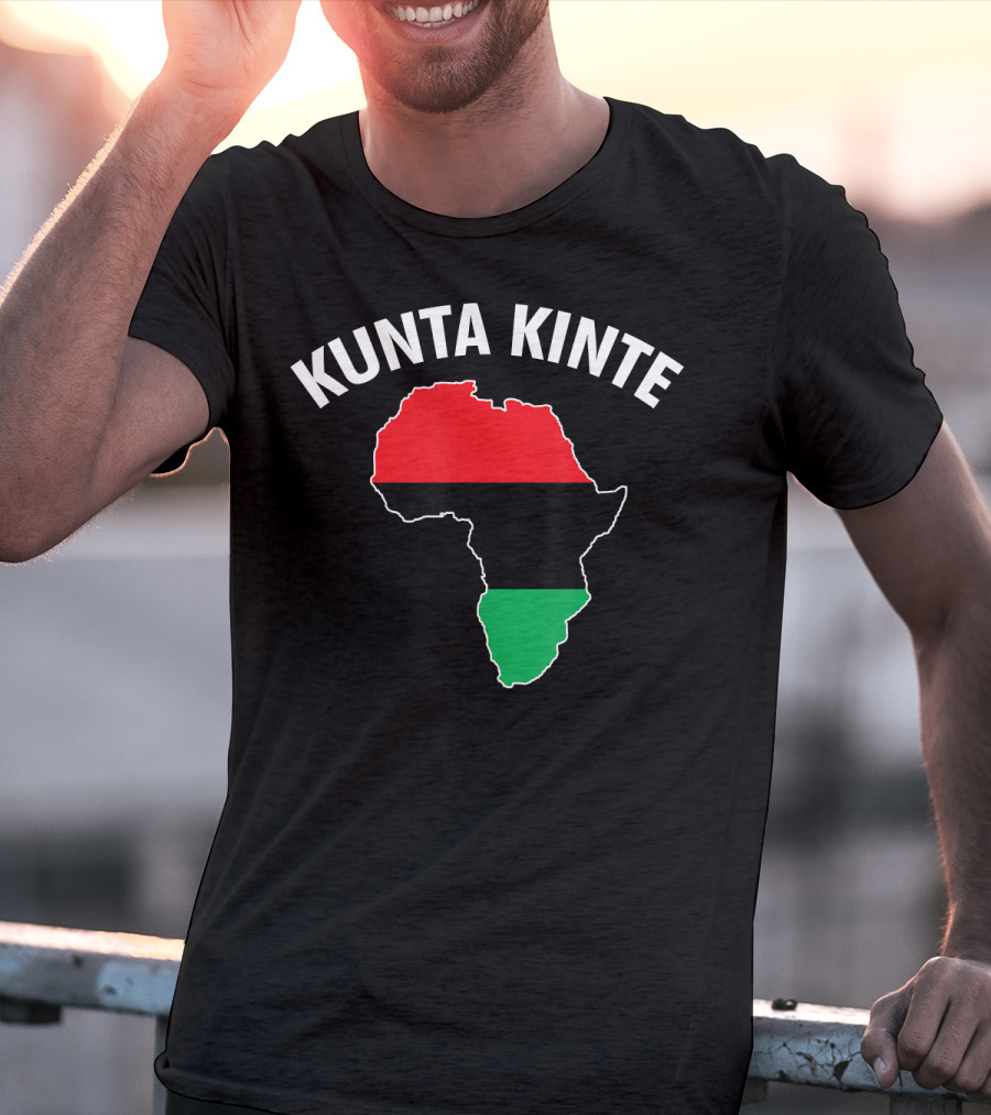 Kunta Kinte African Color Map Of Africa T-Shirt