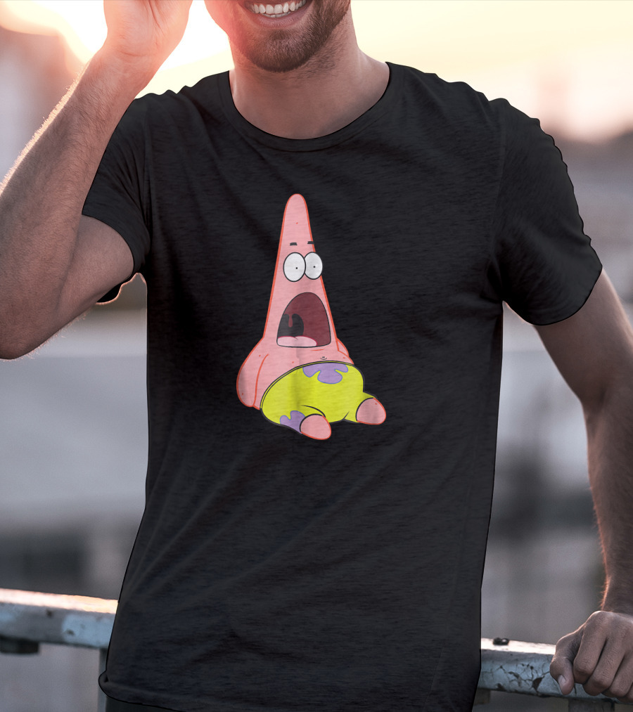 SpongeBob SquarePants Patrick Star Surprise Reaction T-Shirt