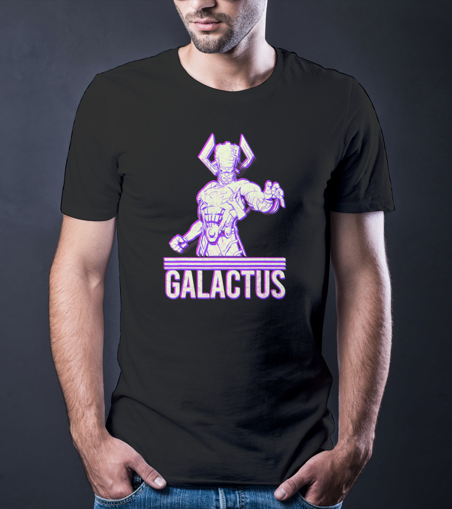 Marvel Galactus 3D Purple Cosmic Entity T-Shirt