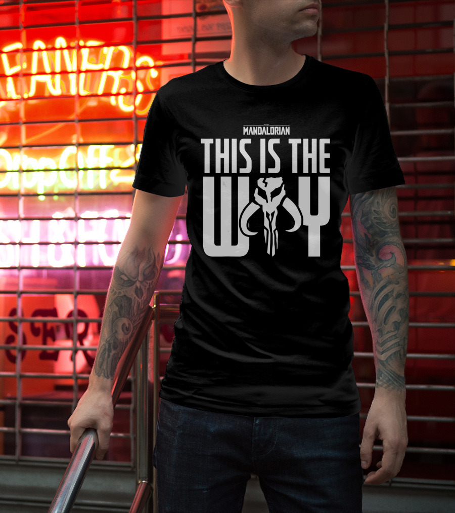 Star Wars The Mandalorian This Is The Way Mythosaur Emblem T-Shirt