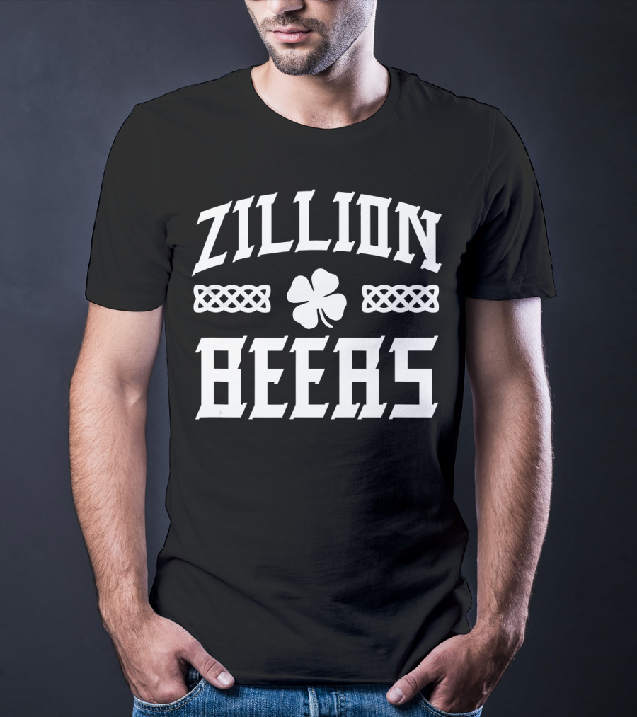 Zillion Beers St Patrick's Day Clover Celtic Knot T-Shirt