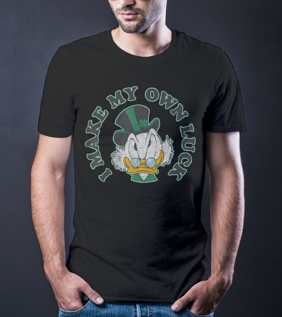 Disney Scrooge McDuck I Make My Own Luck T-Shirt