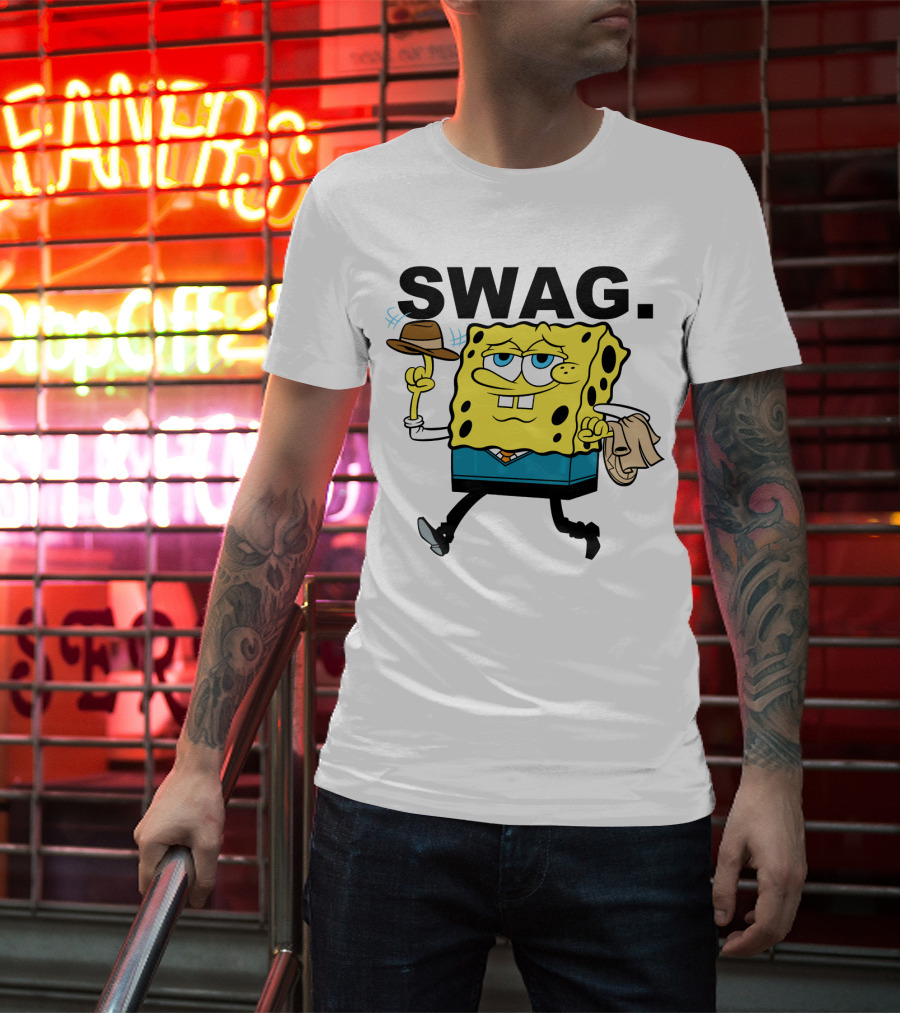 SpongeBob SquarePants Swag Fedora T-Shirt