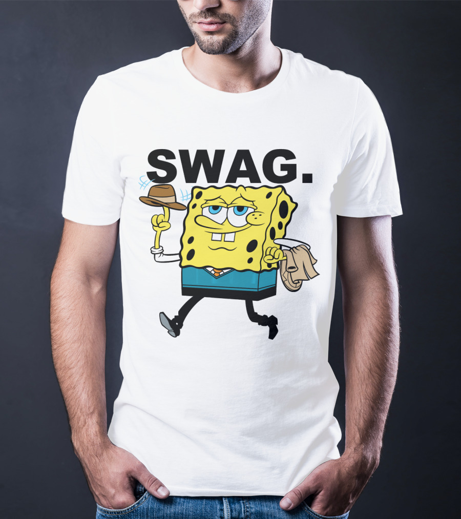 SpongeBob SquarePants Swag Fedora T-Shirt