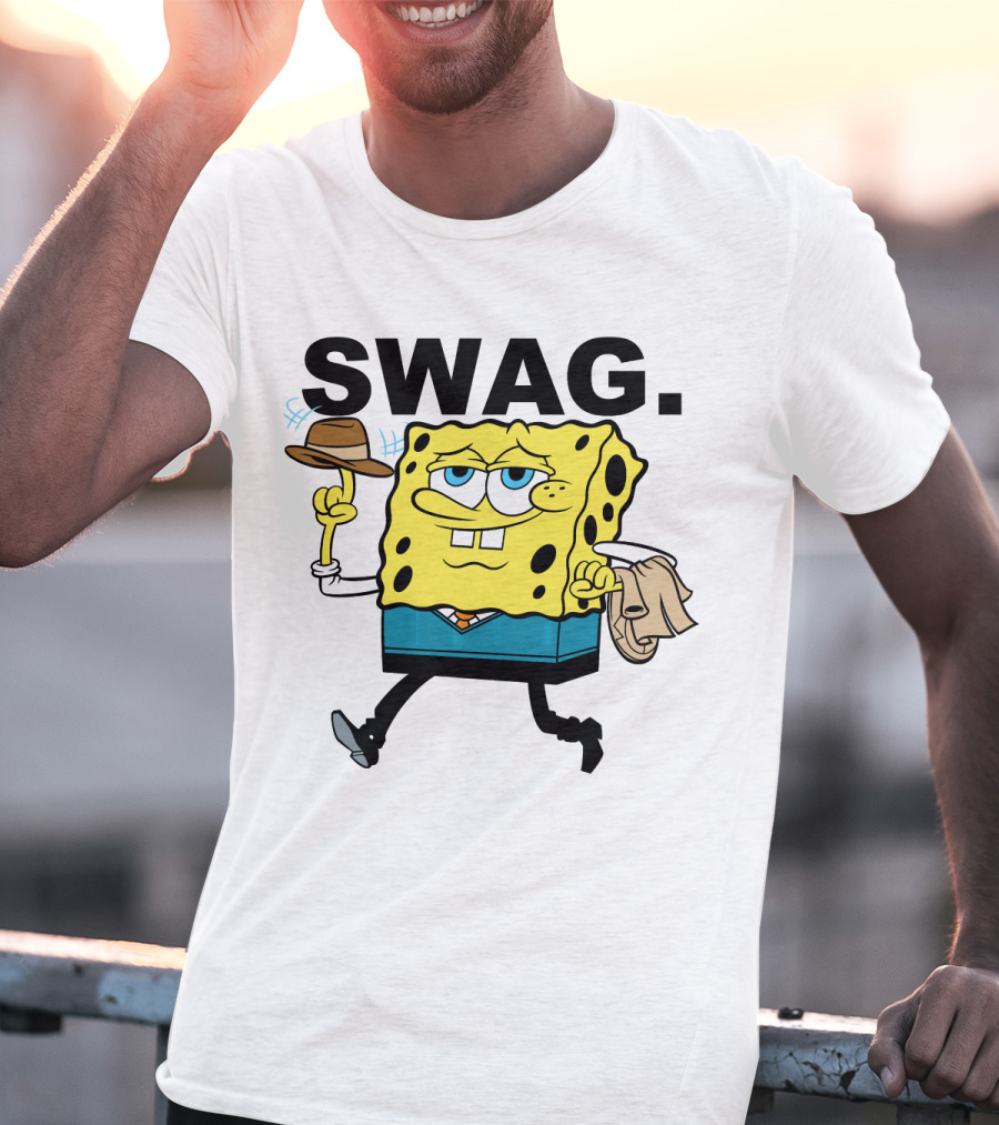 SpongeBob SquarePants Swag Fedora T-Shirt