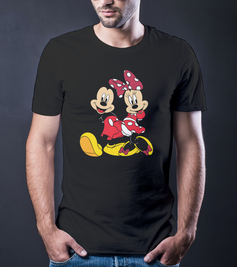 Disney Mickey And Minnie Mouse Classic Pose T-Shirt
