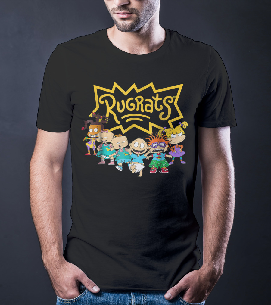 Rugrats Nickelodeon Character Lineup Group Image T-Shirt