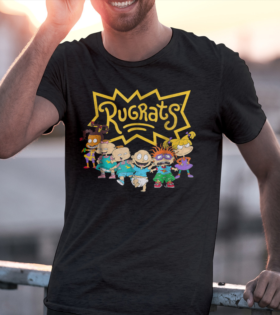 Rugrats Nickelodeon Character Lineup Group Image T-Shirt