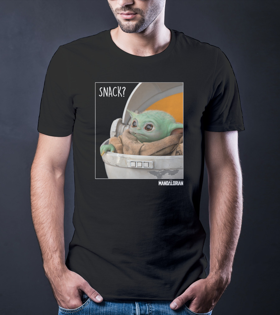 Star Wars The Mandalorian Snack Time The Child In Pod T-Shirt