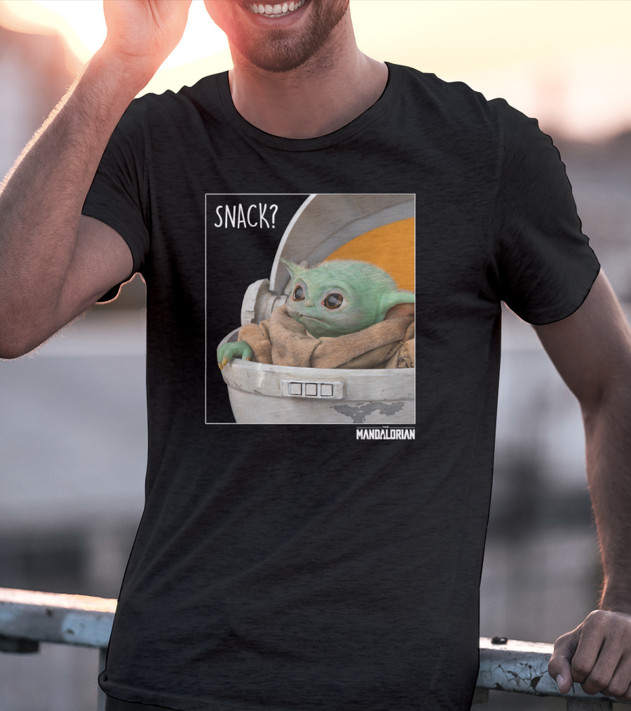 Star Wars The Mandalorian Snack Time The Child In Pod T-Shirt