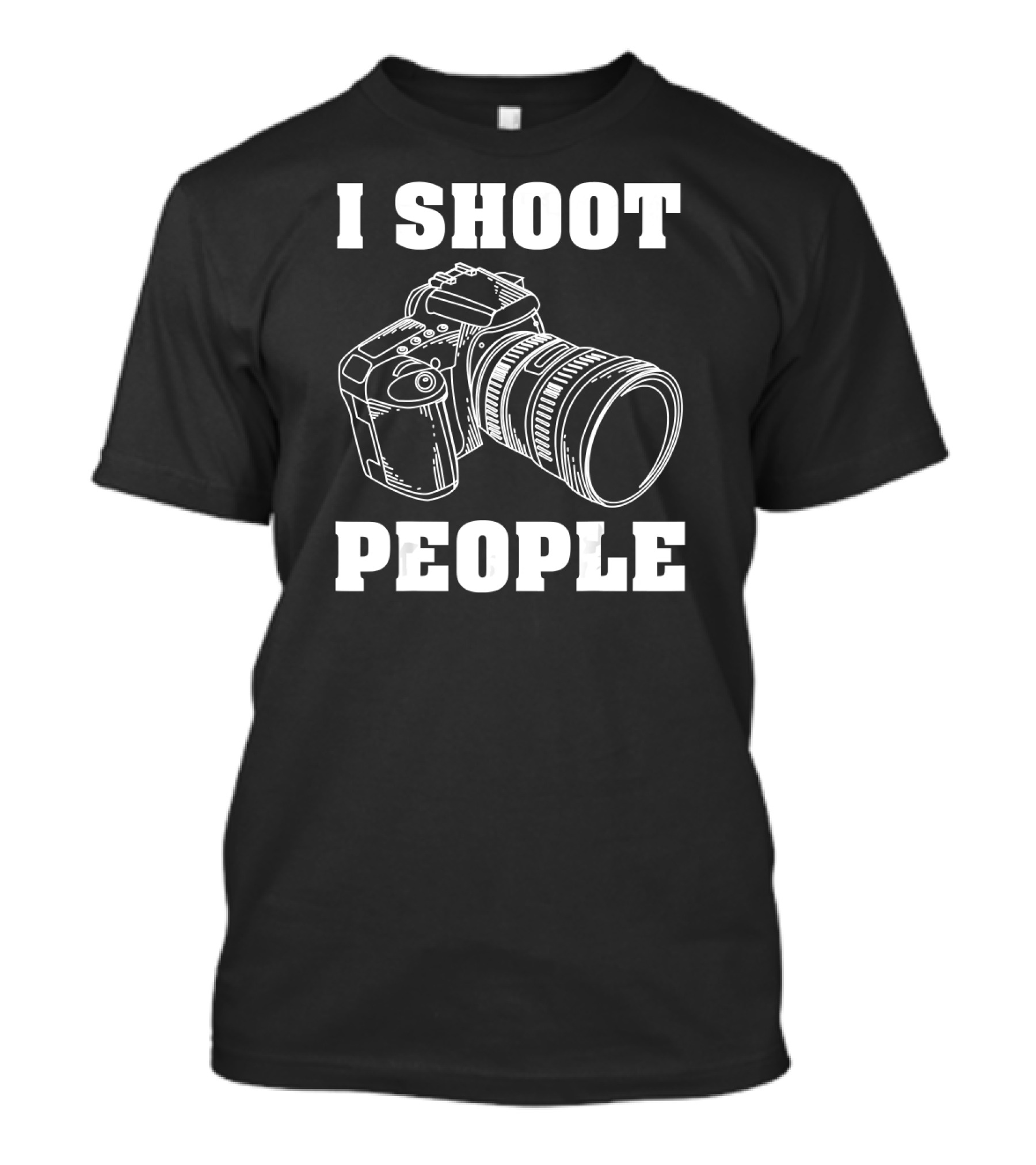 I Shoot People Camera I Love Photography T-Shirt
