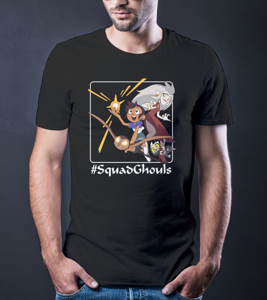 The Owl House SquadGhouls Disney Channel Luz Eda King T-Shirt